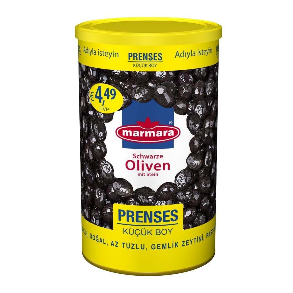 Ciloglu Gemlik Schwarze Oliven 700g Vorrat