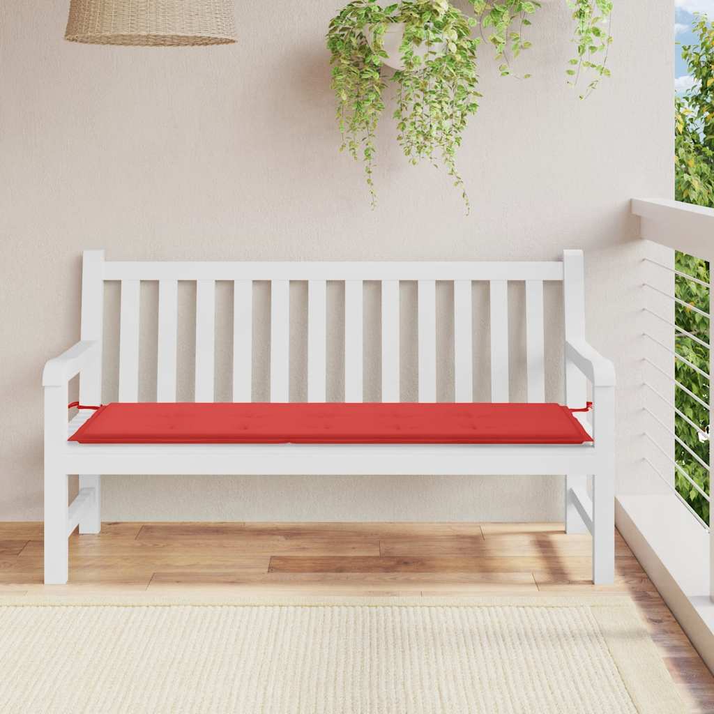 JUNG Vida Gartenbank-Auflage Rot 150x50x3 cm Oxford-Gewebe
