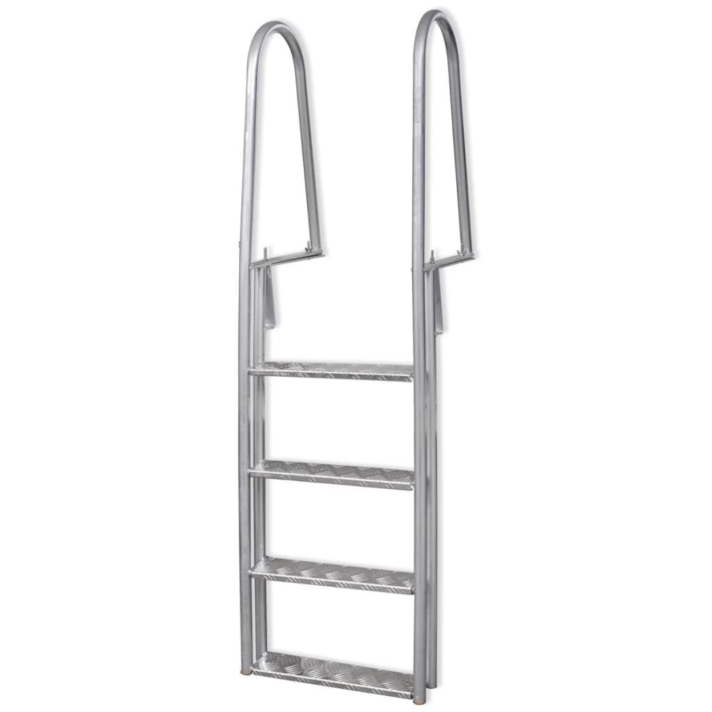 JUNG Vida Steg-/Poolleiter 4-stufig Aluminium 167 cm