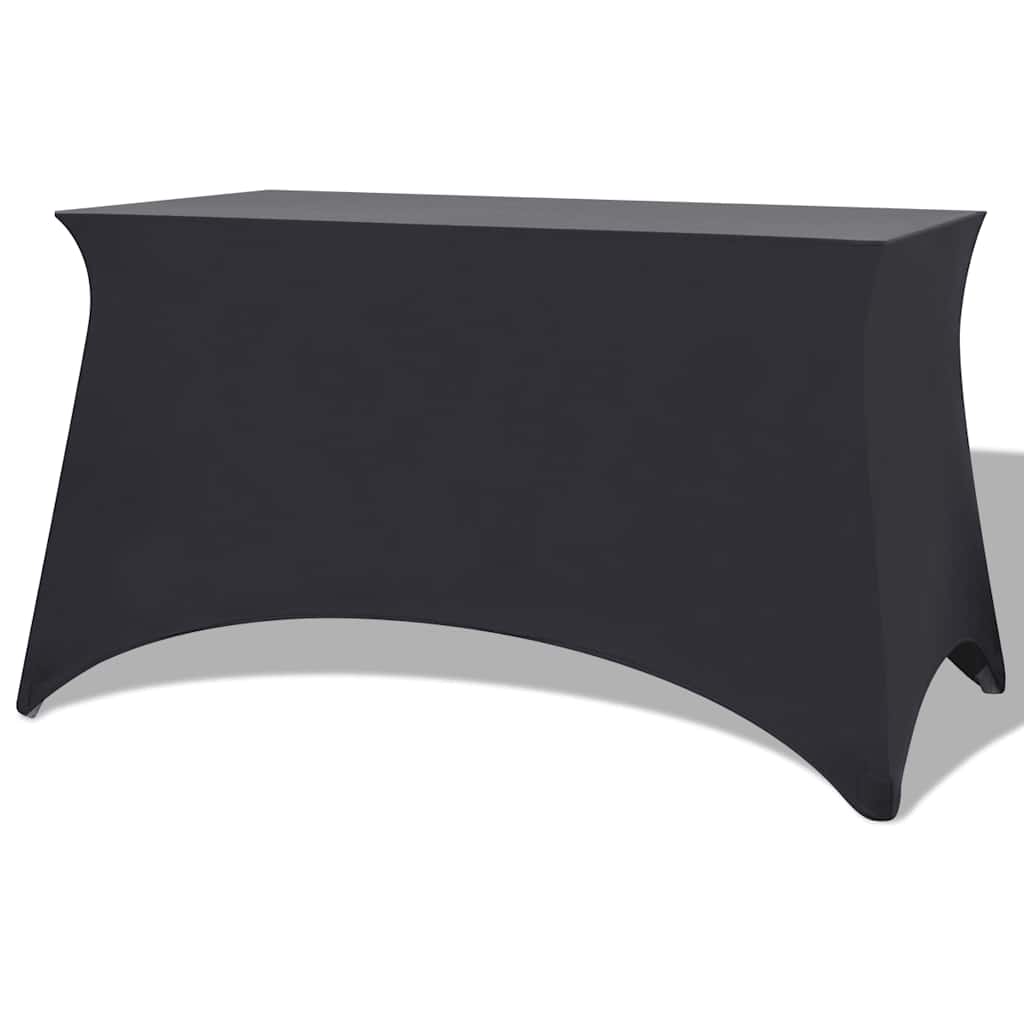 JUNG Vida Stretch-Tischhusse 2 Stk. 183 x 76 x 74 cm Anthrazit