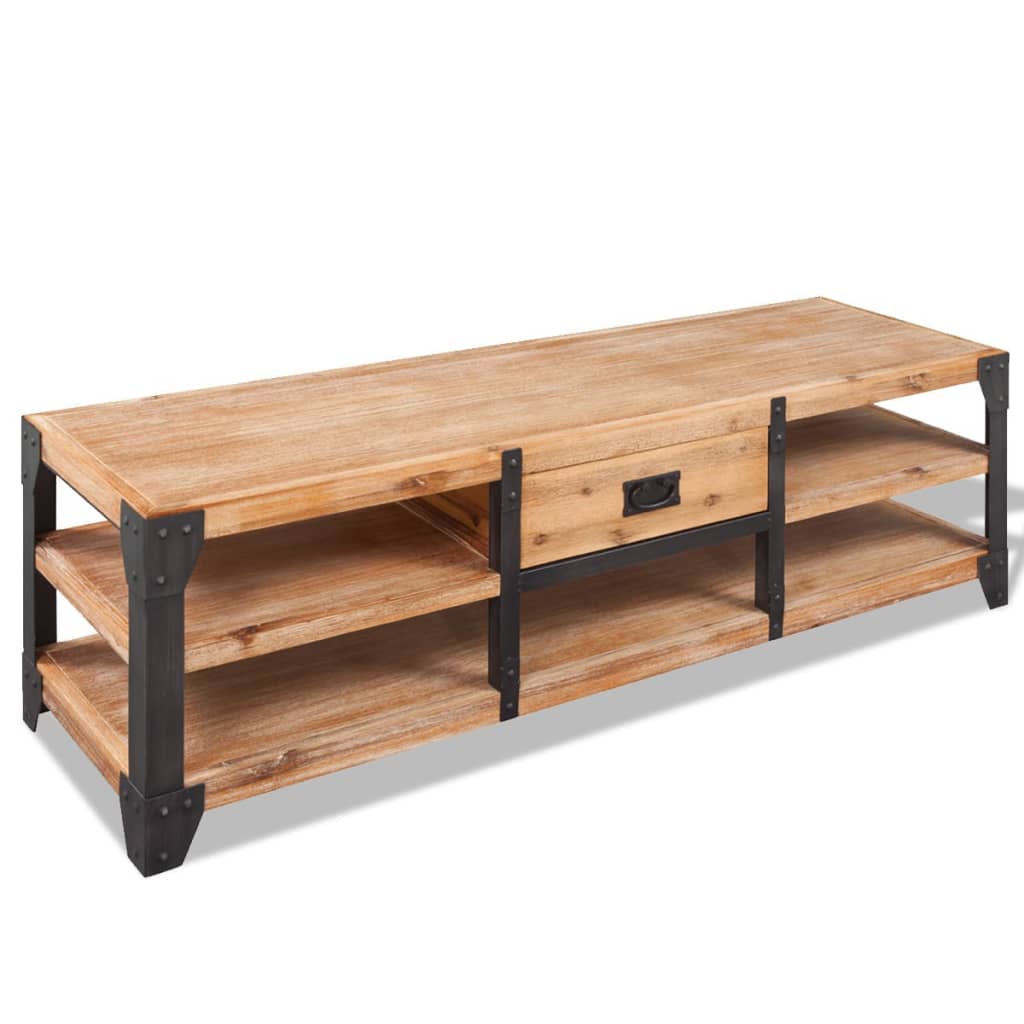 JUNG Vida TV-Schrank Massivholz Akazie 140x40x45 cm