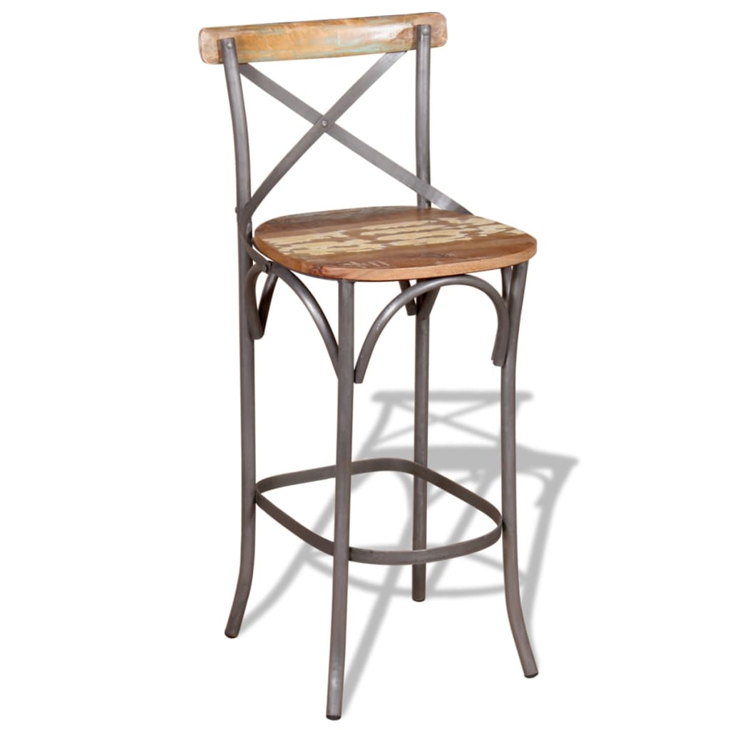 JUNG Vida Barhocker Altholz Massiv