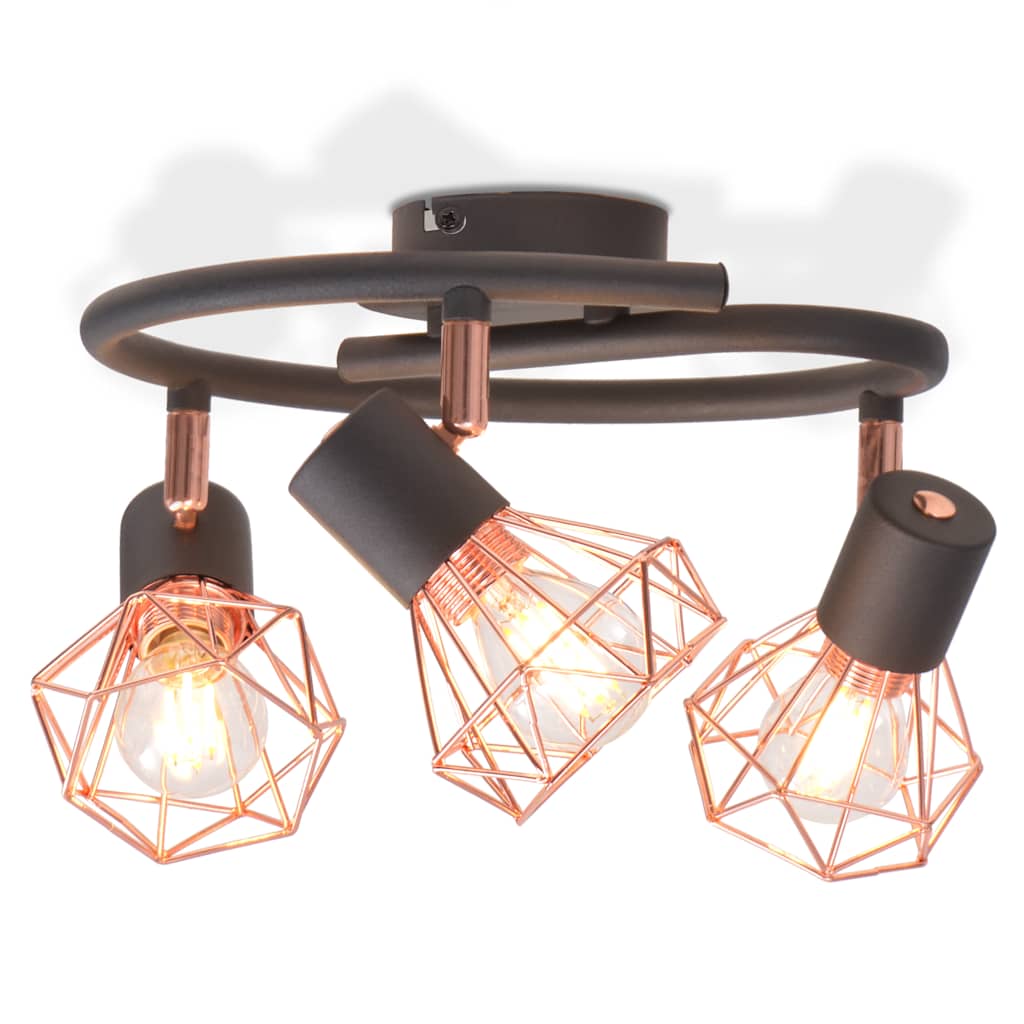 JUNG Vida Deckenstrahler mit 3 LED-Glühlampen 12 W