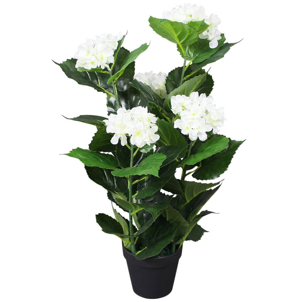 JUNG Vida Künstliche Hortensie mit Topf 60 cm Weiß