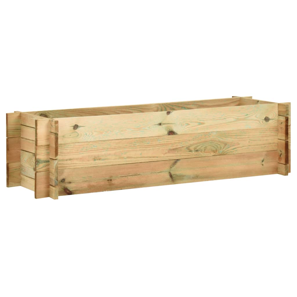 JUNG Vida Pflanzkübel Hochbeet Kiefernholz Imprägniert 120 cm