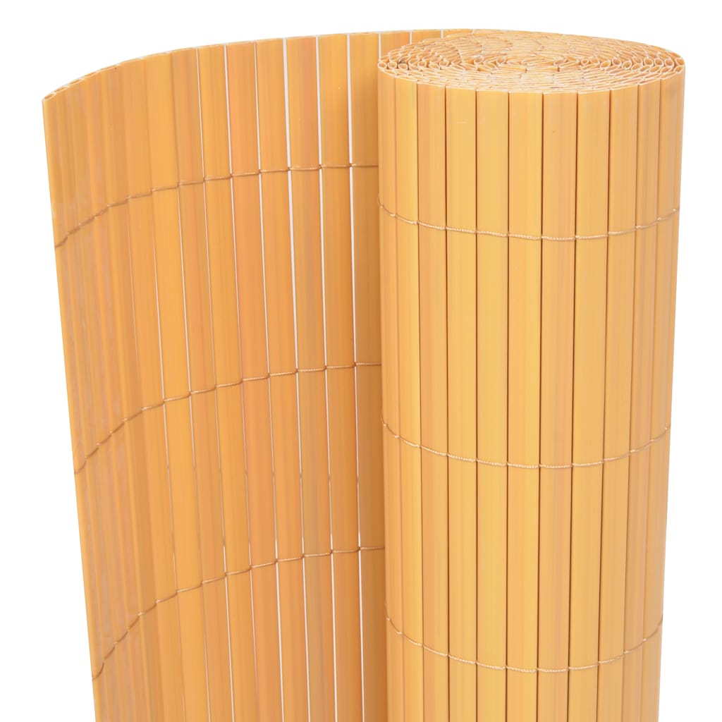JUNG Vida Gartenzaun Gelb 150 x 500 cm PVC
