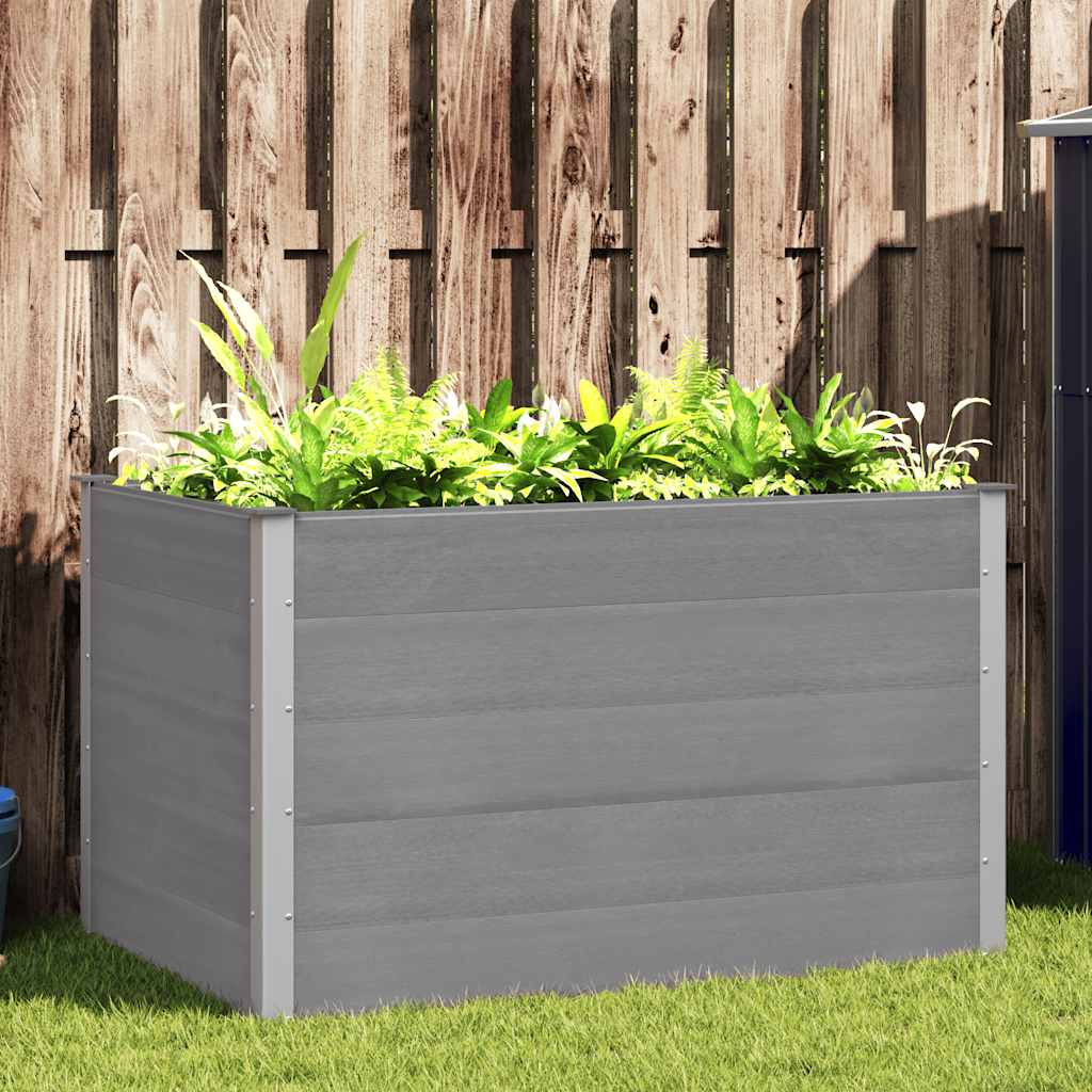 JUNG Vida Garten-Hochbeet WPC 150x100x91 cm Grau