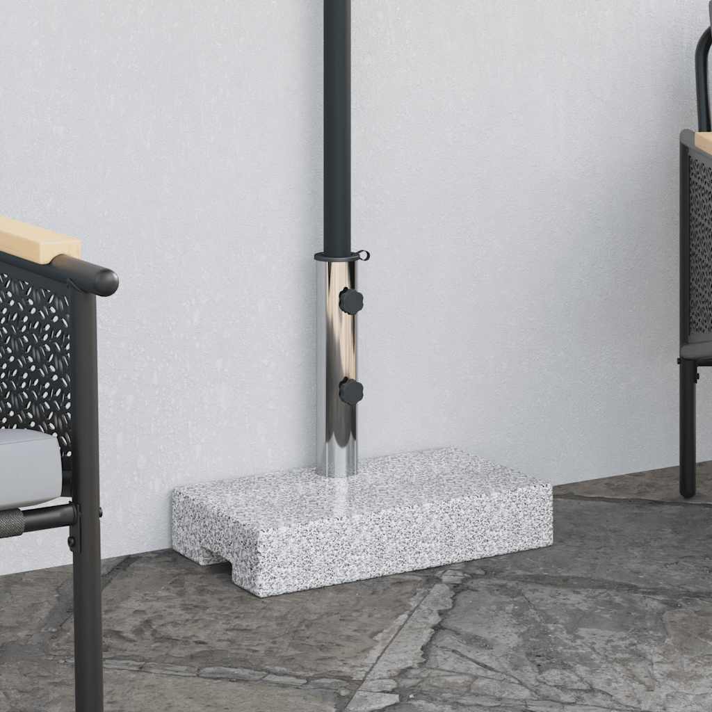 JUNG Vida Sonnenschirmständer Granit Rechteckig 25 kg