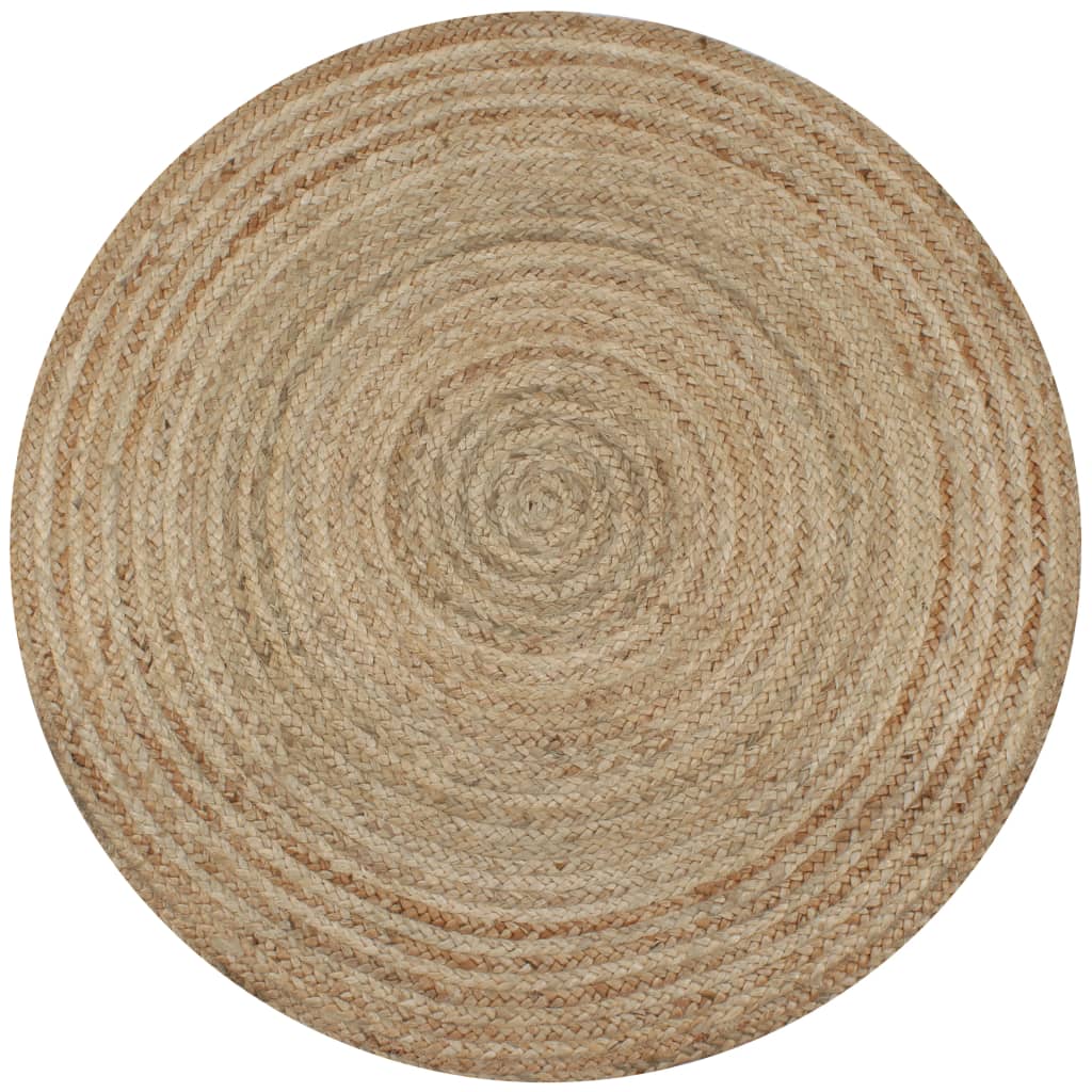 JUNG Vida Teppich Jute Geflochten 150 cm Rund