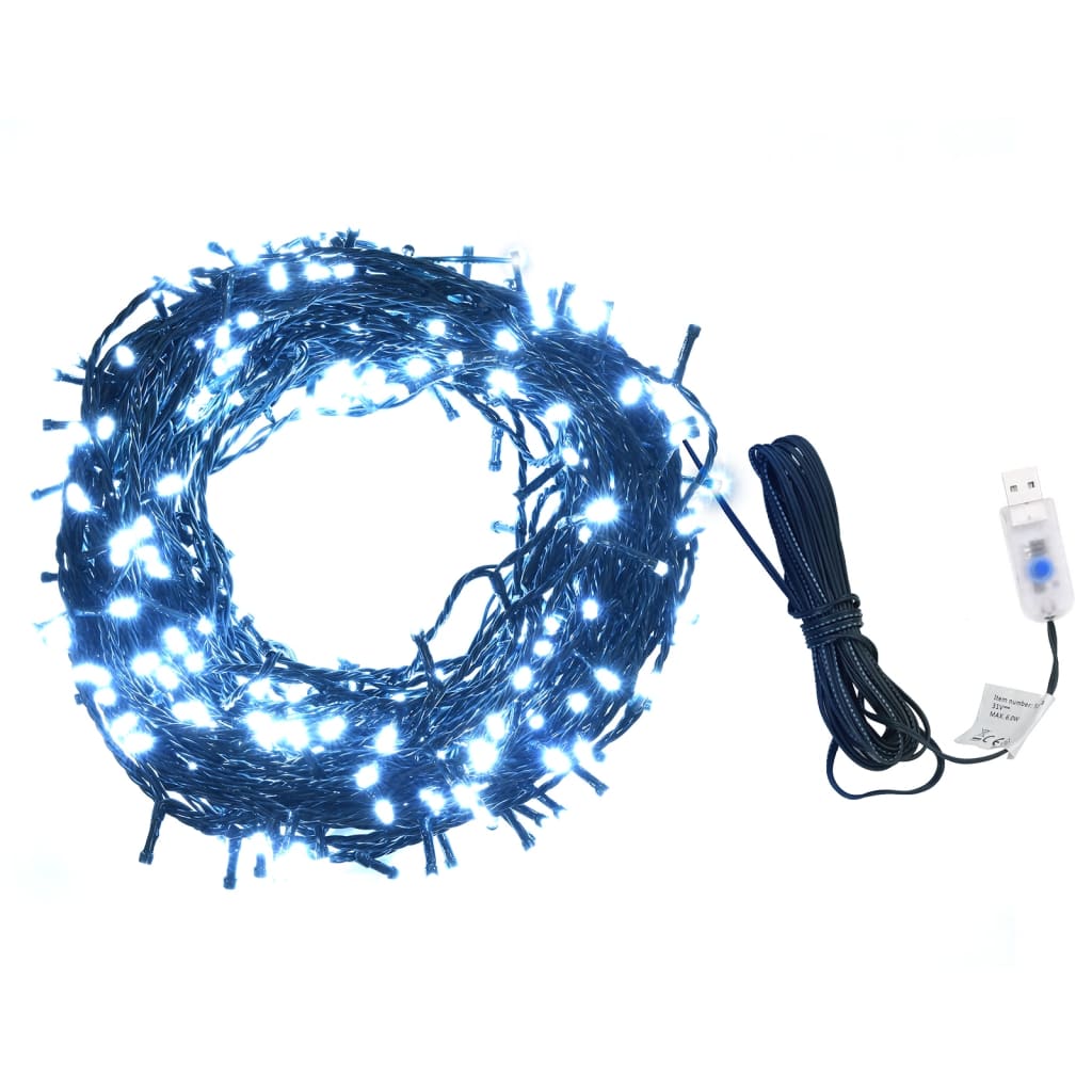 JUNG Vida Lichterkette 400 LEDs Indoor und Outdoor 40 m Kaltweiß