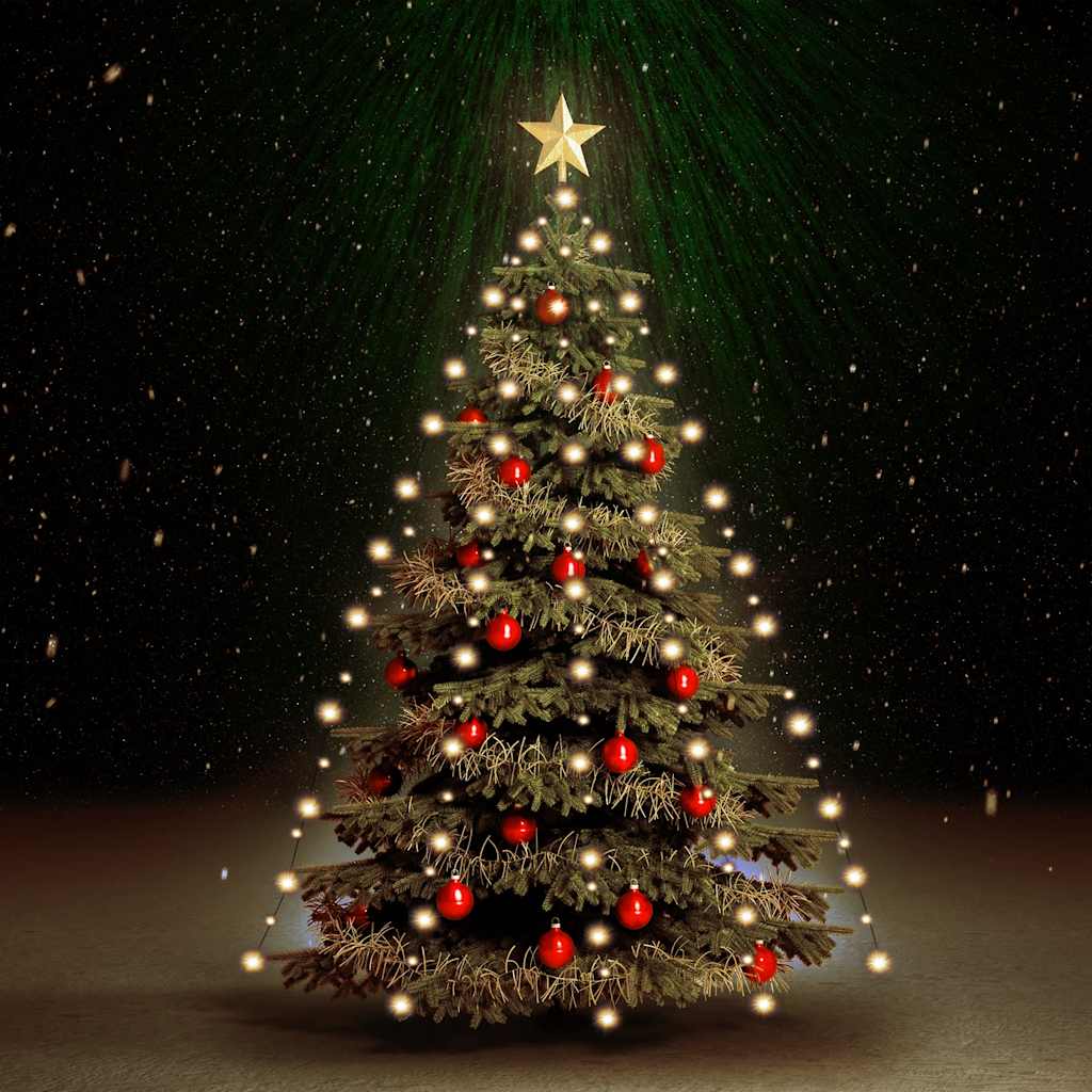 JUNG Vida Weihnachtsbaum-Lichternetz mit 210 LEDs 210 cm