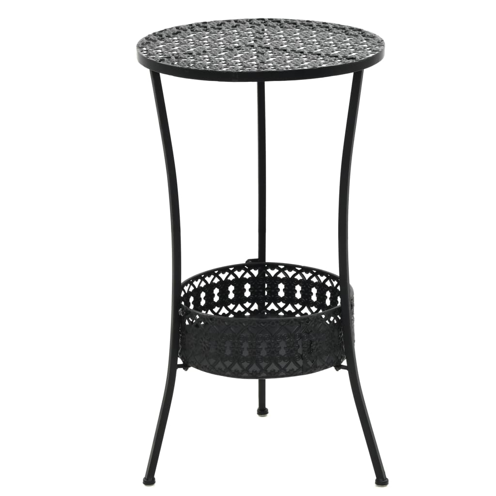 JUNG Vida Bistrotisch Schwarz 40x70cm Metall