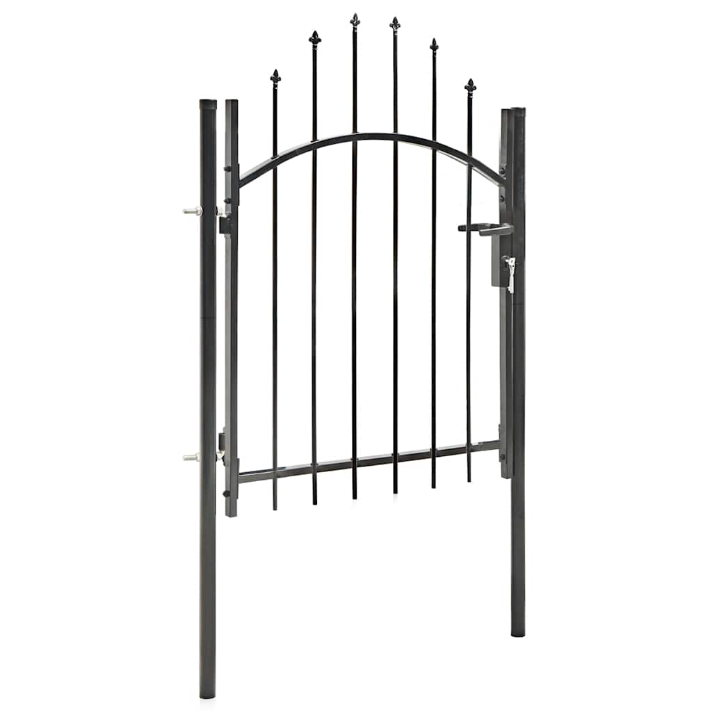 JUNG Vida Gartentor Stahl 1x1,5 m Schwarz