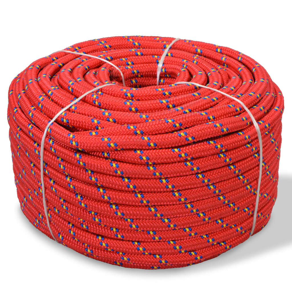 JUNG Vida Bootsseil Polypropylen 12 mm 250 m Rot
