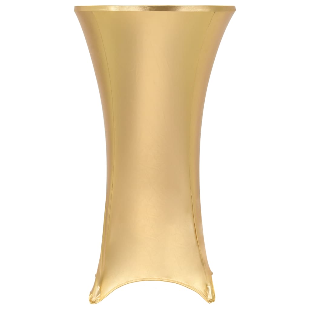 JUNG Vida 2 Stück Stretch-Tischdecken Golden 70 cm