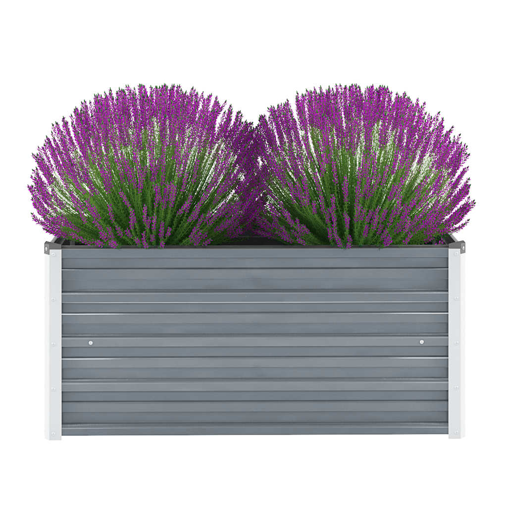 JUNG Vida Garten-Hochbeet Verzinkter Stahl 100x40x45 cm Grau