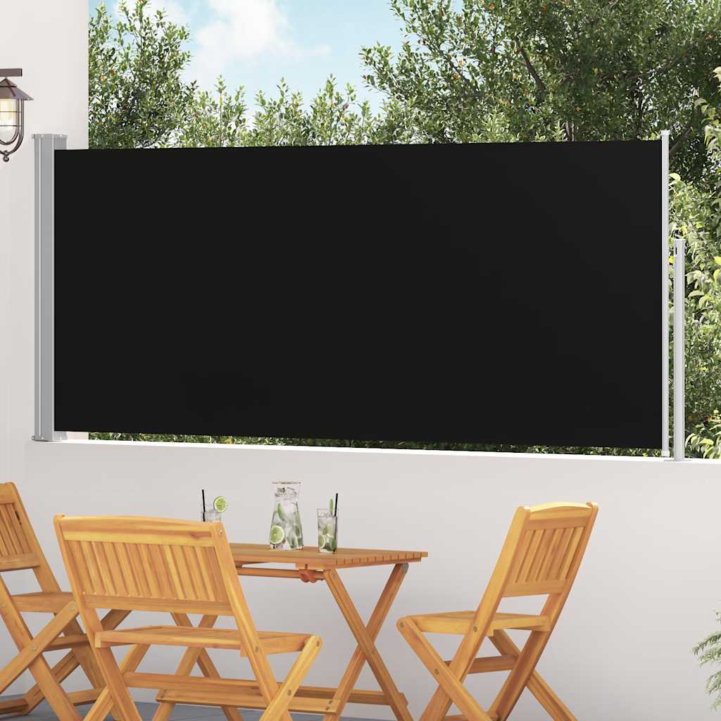 JUNG Vida Ausziehbare Seitenmarkise 120x300 cm Schwarz