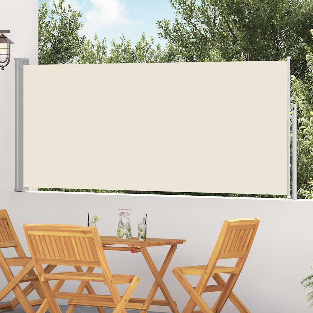 JUNG Vida Ausziehbare Seitenmarkise 120x300 cm Creme