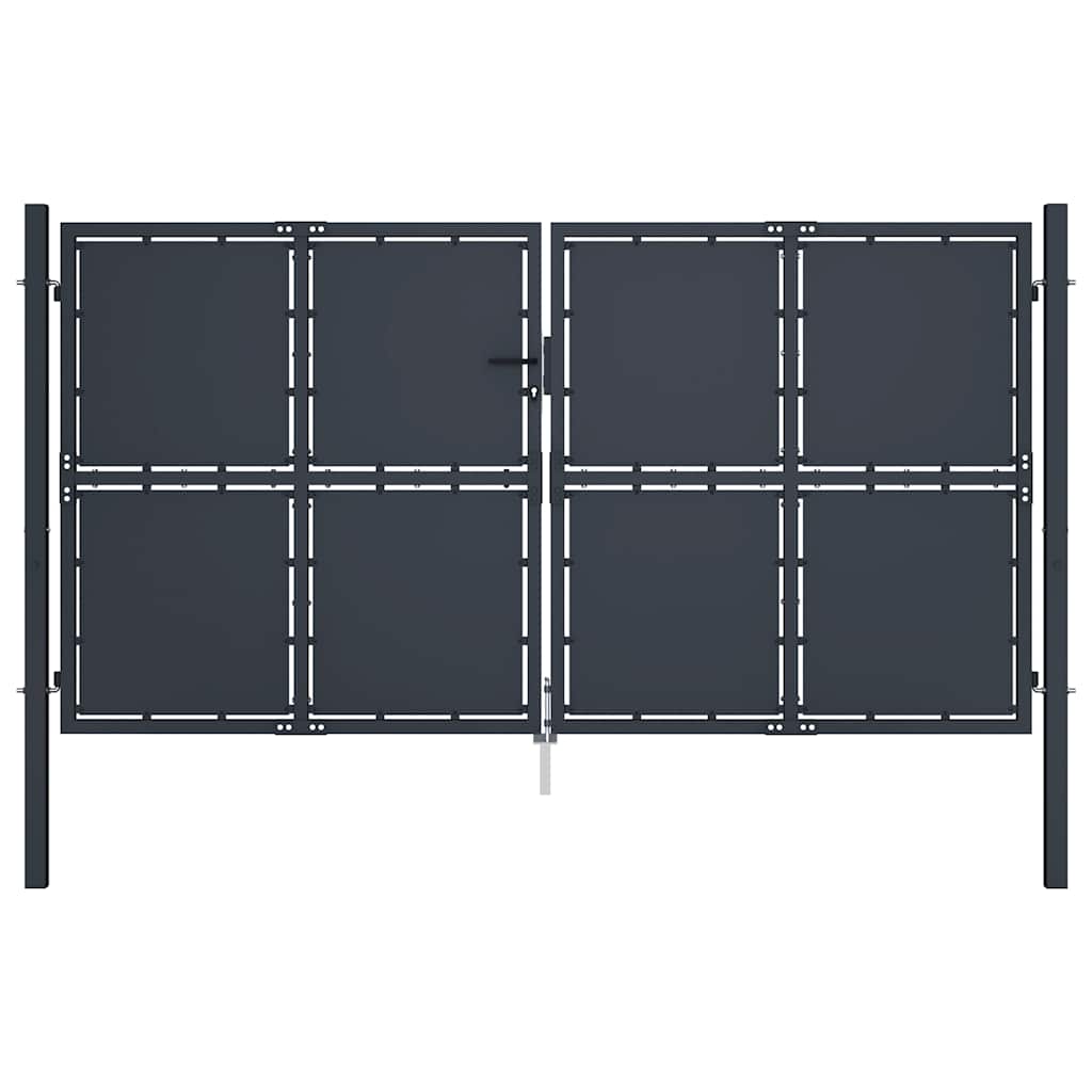 JUNG Vida Gartentor aus Stahl 300 x 200 cm Anthrazit