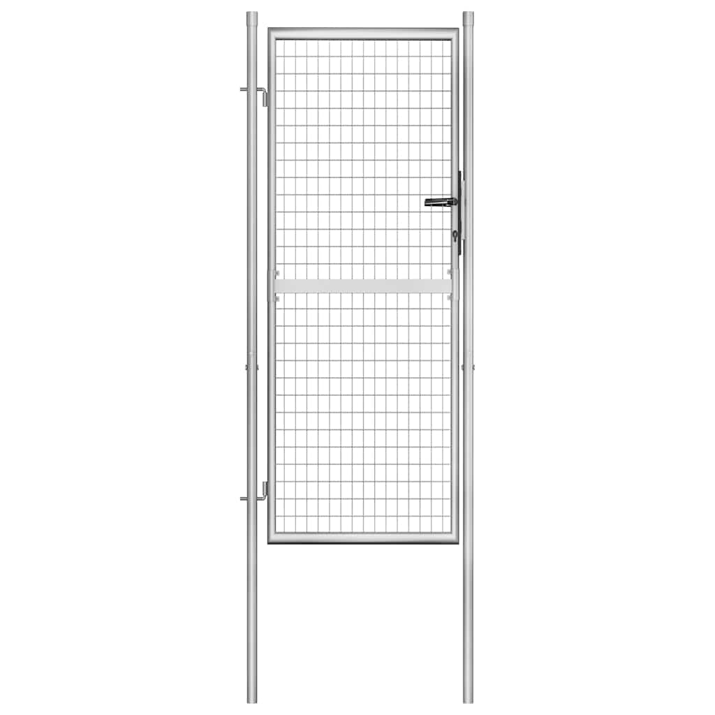JUNG Vida Gartentor verzinkter Stahl 100 x 200 cm Silber