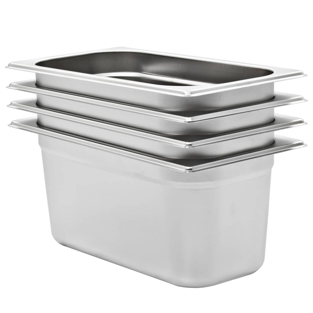 JUNG Vida Gastronormbehälter 4 Stk. GN 1/3 150 mm Edelstahl