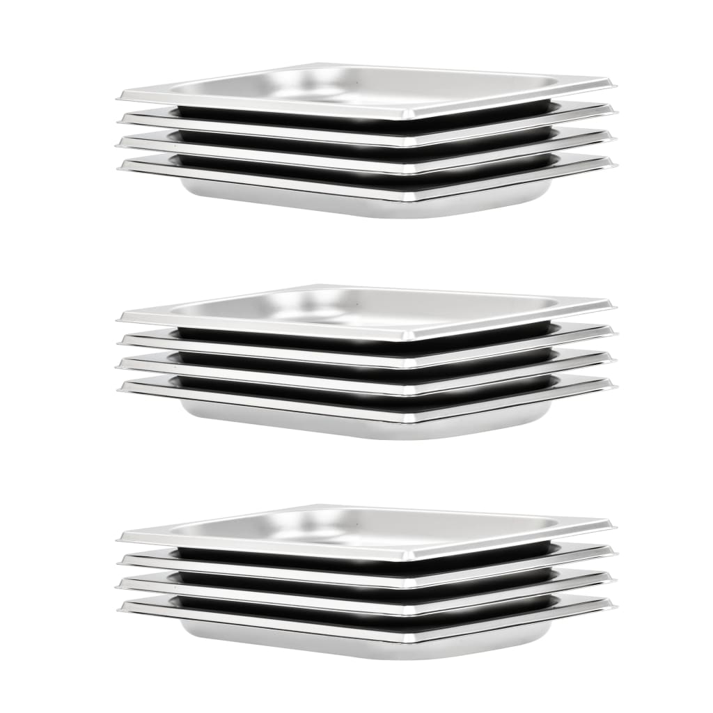 JUNG Vida Gastronormbehälter 12 Stk. GN 1/4 20 mm Edelstahl