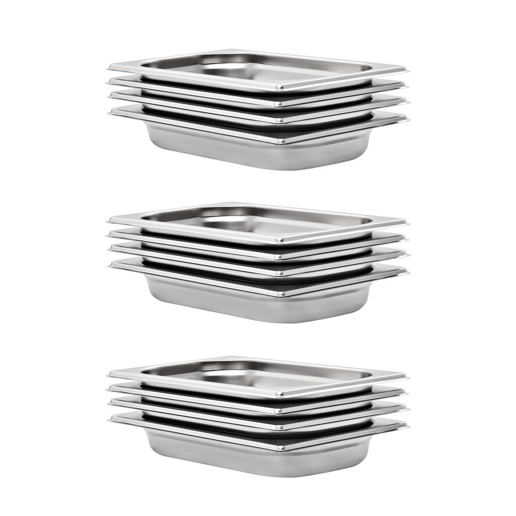 JUNG Vida Gastronormbehälter 12 Stk. GN 1/4 40 mm Edelstahl