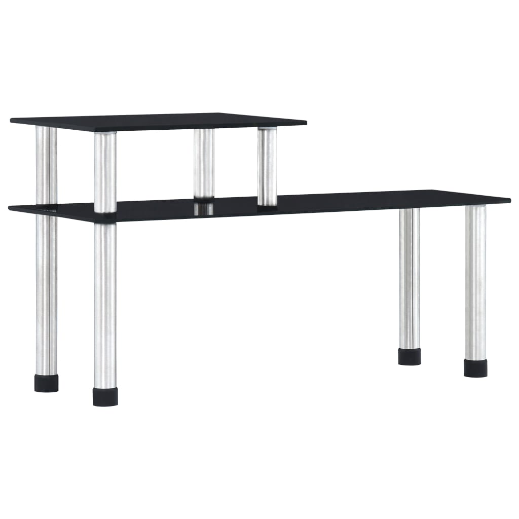 JUNG Vida Küchenregal Schwarz 45×16×26 cm Hartglas