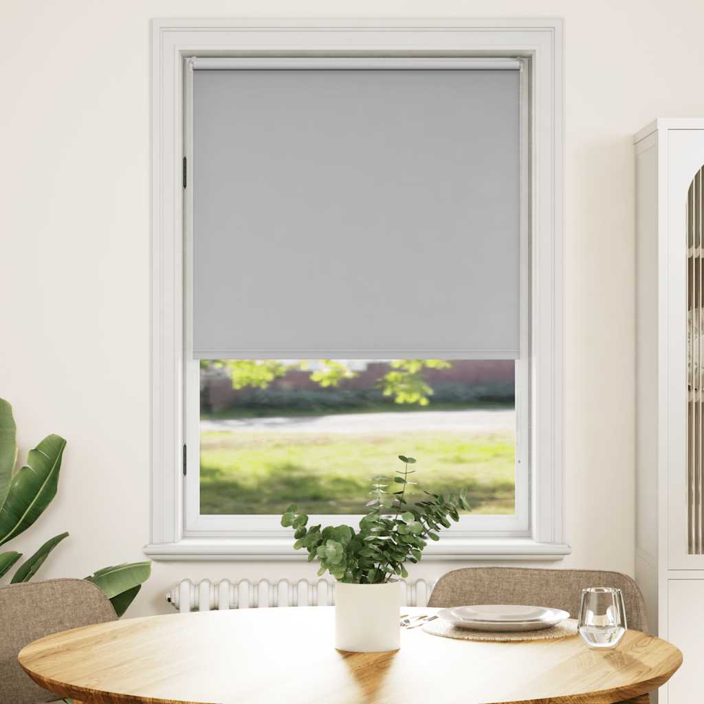 JUNG Vida Verdunkelungsrollo 124,4 x 175 cm, Stoffbreite 120 cm, grau