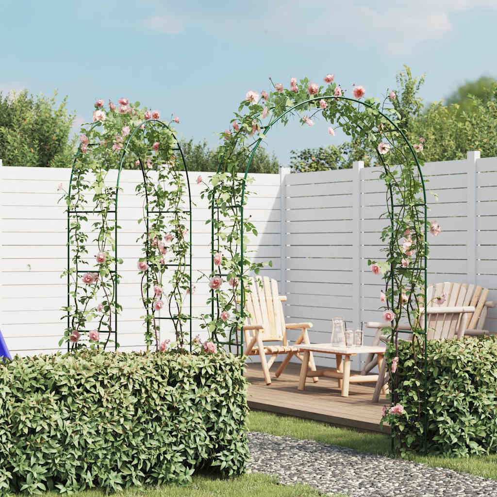 JUNG Vida 2x Garten Rosenbogen Torbogen Rankgitter Rosensäule