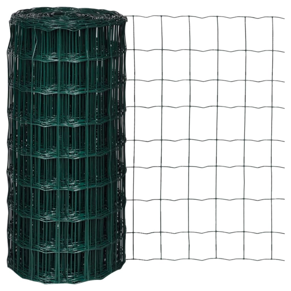 JUNG Vida Gartenzaun Maschendraht 10 x 0,8 m 100 x100 mm Maschenweite