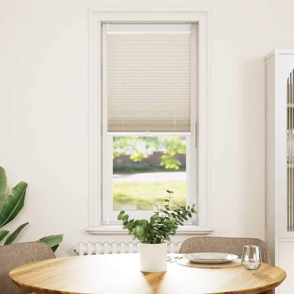 JUNG Vida Plissee Faltrollo Rollo Plisseerollo 60x125cm Creme