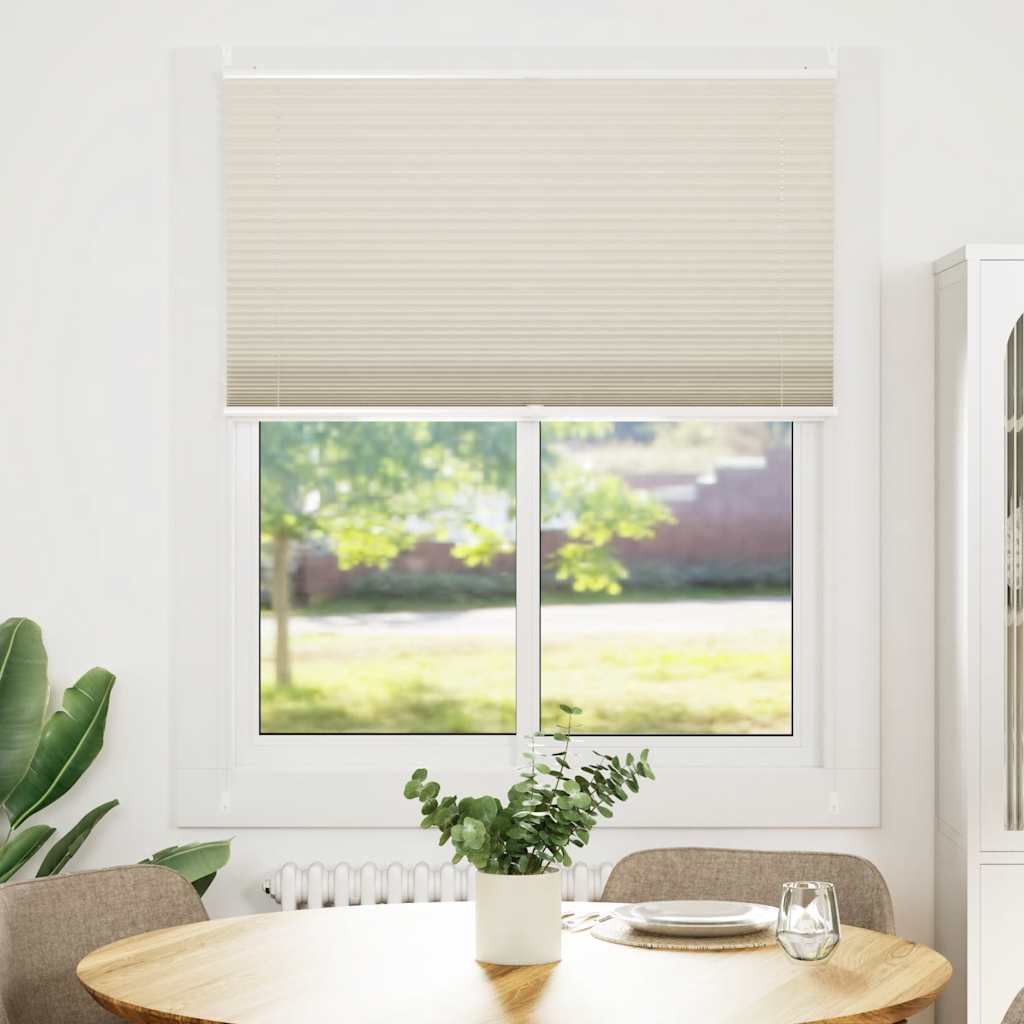 JUNG Vida Plissee Faltrollo Rollo Plisseerollo 110x125cm Creme