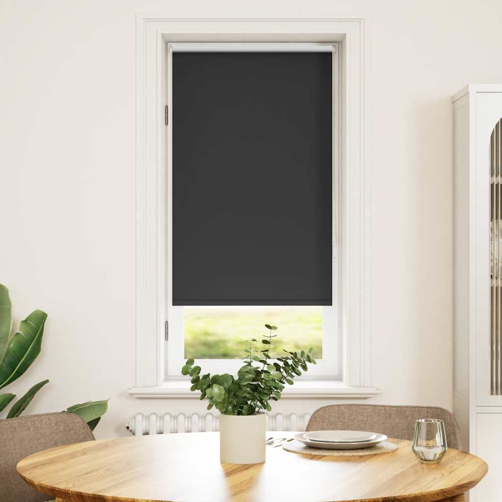 JUNG Vida Verdunkelungsrollo 64,4 x 120 cm, Stoffbreite 60 cm, Schwarz