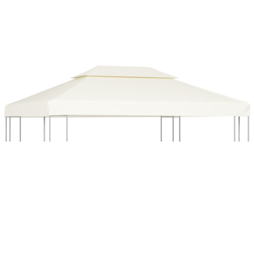 JUNG Vida Pavillon-Ersatzdach 310 g/m² Cremeweiß 3x4 m