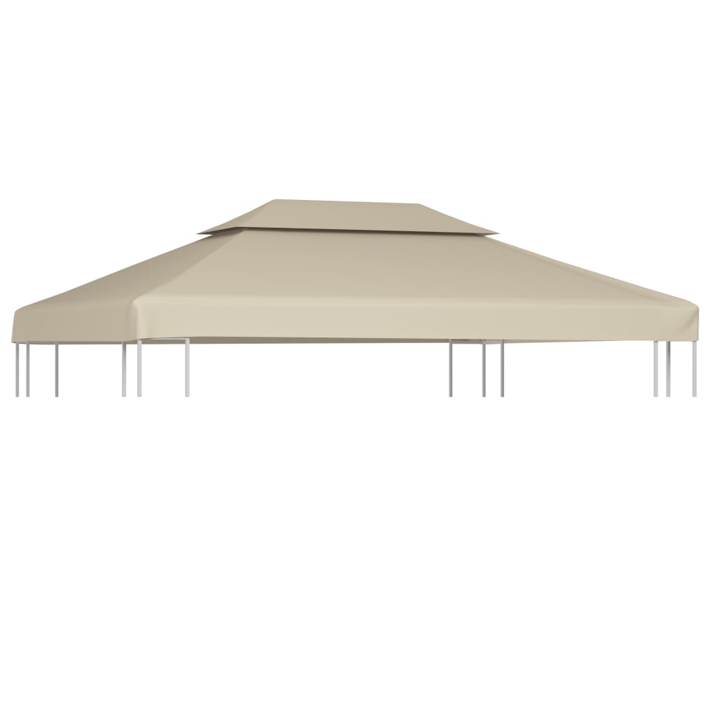 JUNG Vida Pavillon-Dachplane Ersatzdach 310 g/m² Beige 3×4 m