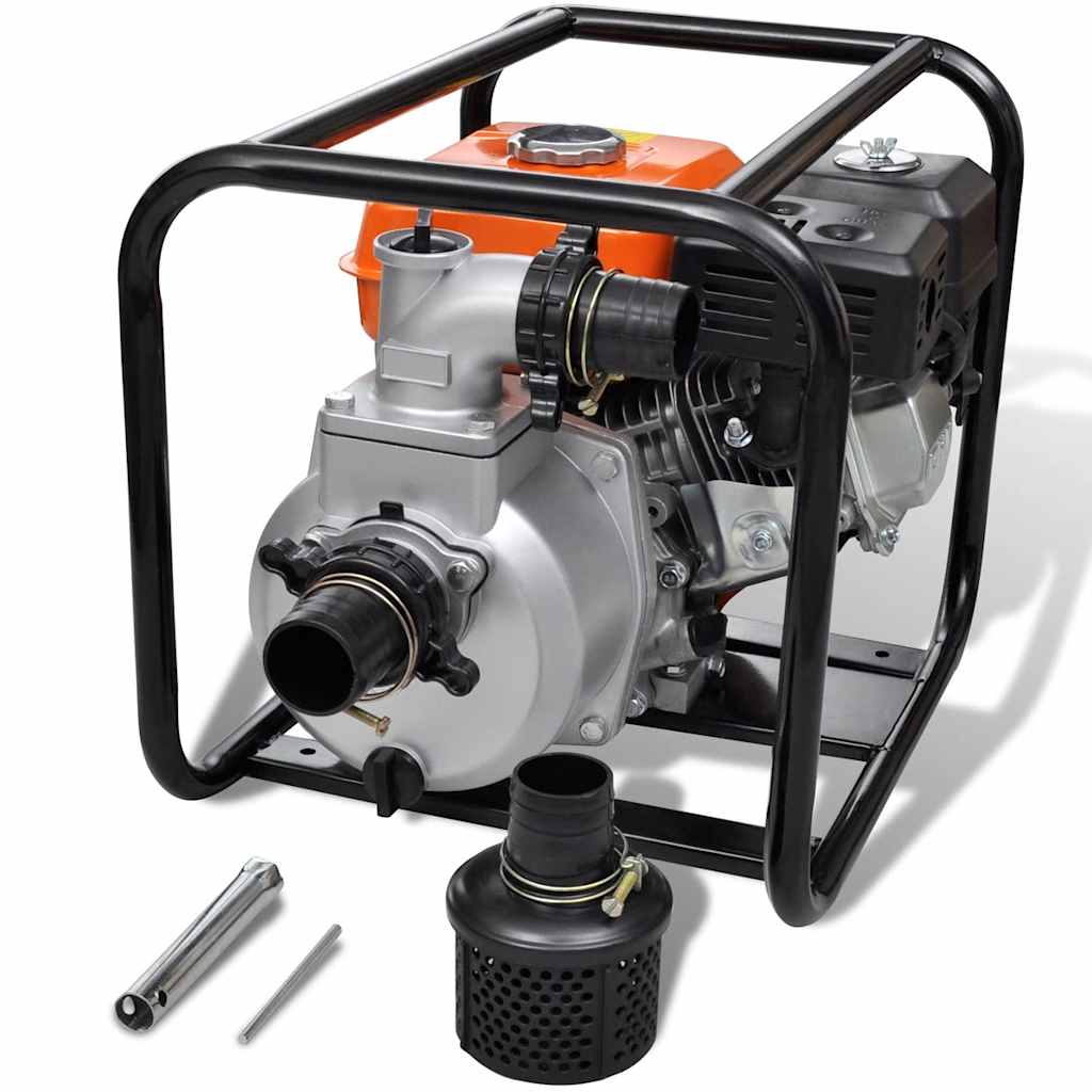 JUNG Vida Benzin-Wasserpumpe 80 mm Schlauchanschluss 4800 W
