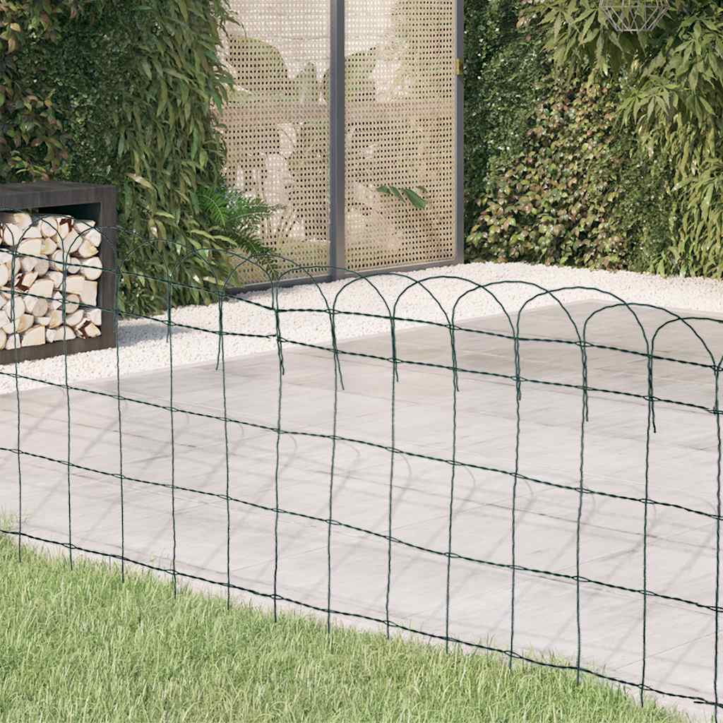 JUNG Vida Beetzaun Pulverbeschichtetes Eisen 10×0,65 m