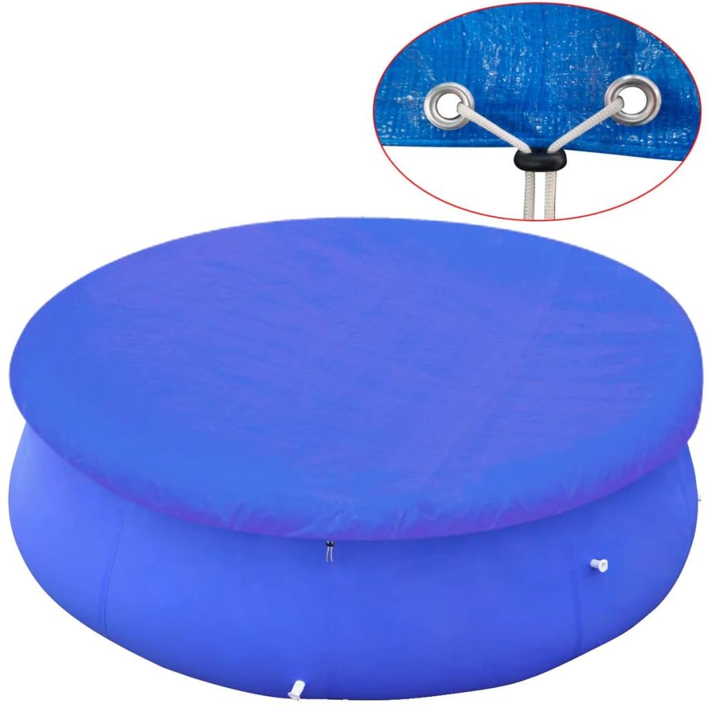 JUNG Vida Pool-Abdeckplane für 360-367 cm Runde Oberirdische Pools
