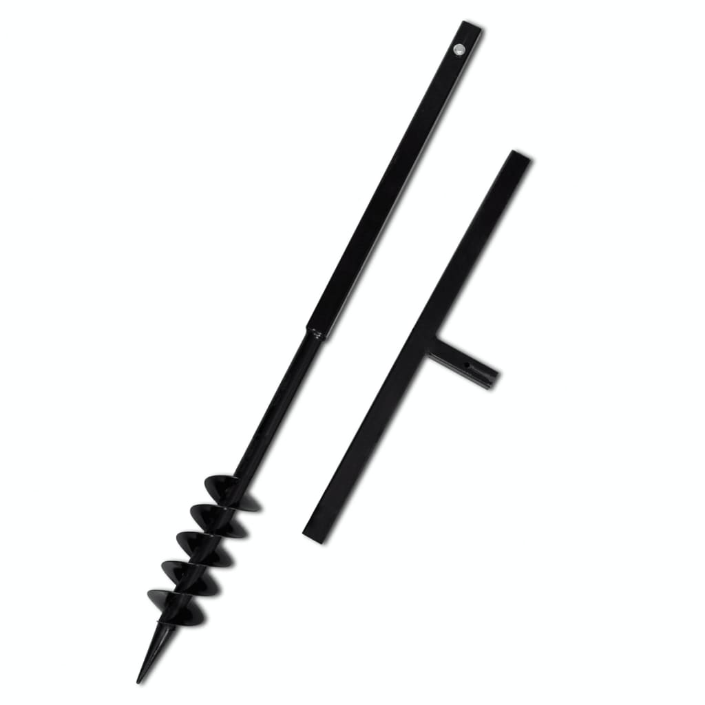 JUNG Vida Bohrer mit Griff 80 mm Doppelspirale Schwarz