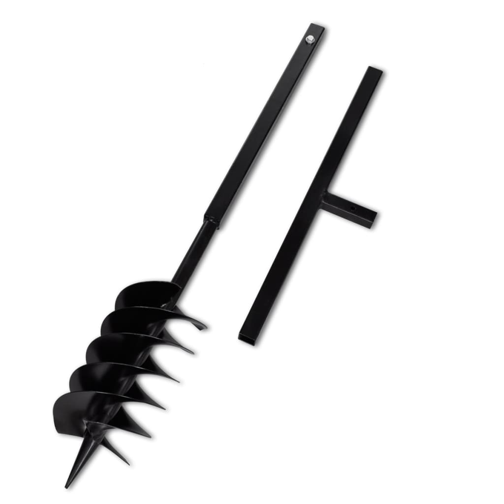 JUNG Vida Bohrer mit Griff 150 mm Doppelspirale Schwarz