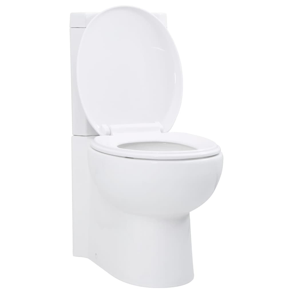 JUNG Vida Toilette für Ecke Keramik Weiß