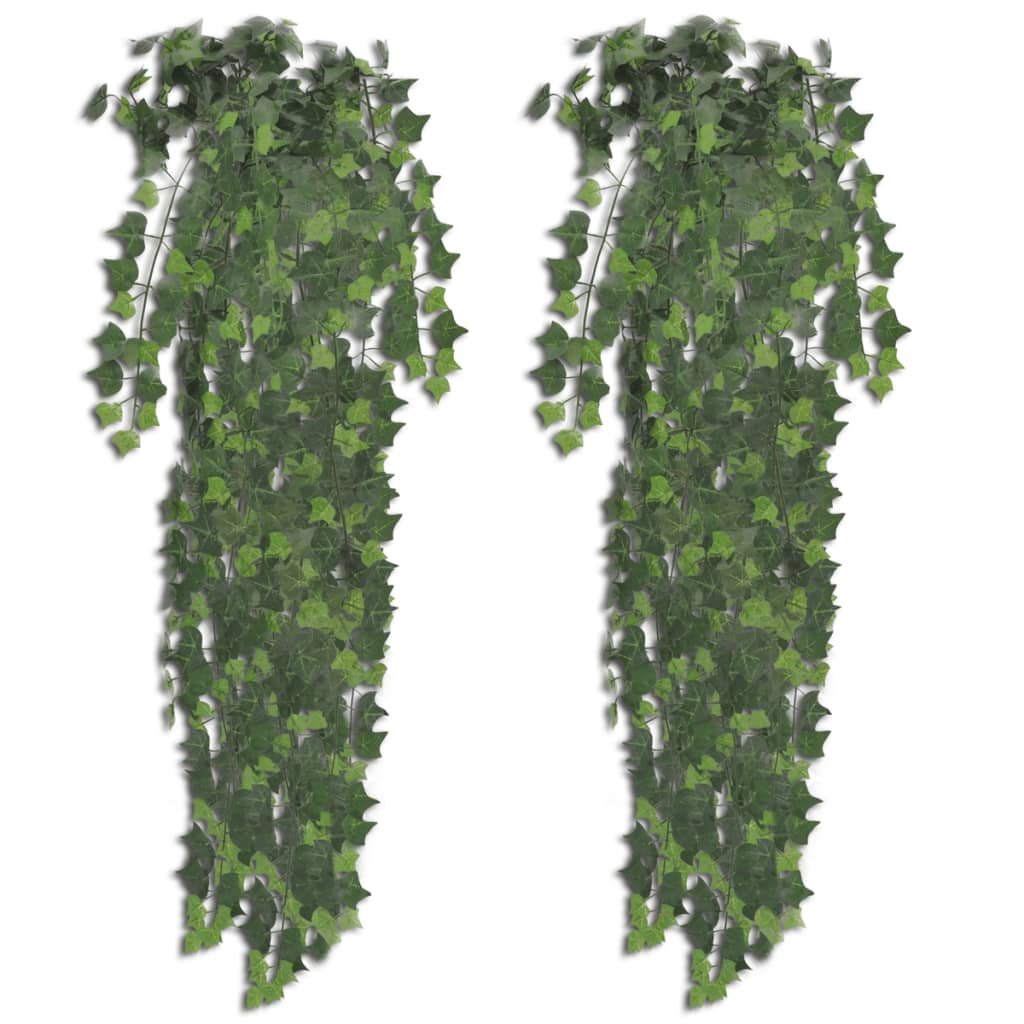 JUNG Vida Künstlicher Efeu grün 90 cm 2 Stück