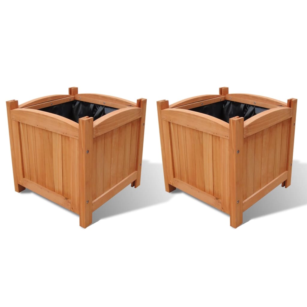 JUNG Vida Holz-Hochbeet 30x30x30 cm 2 Stk.