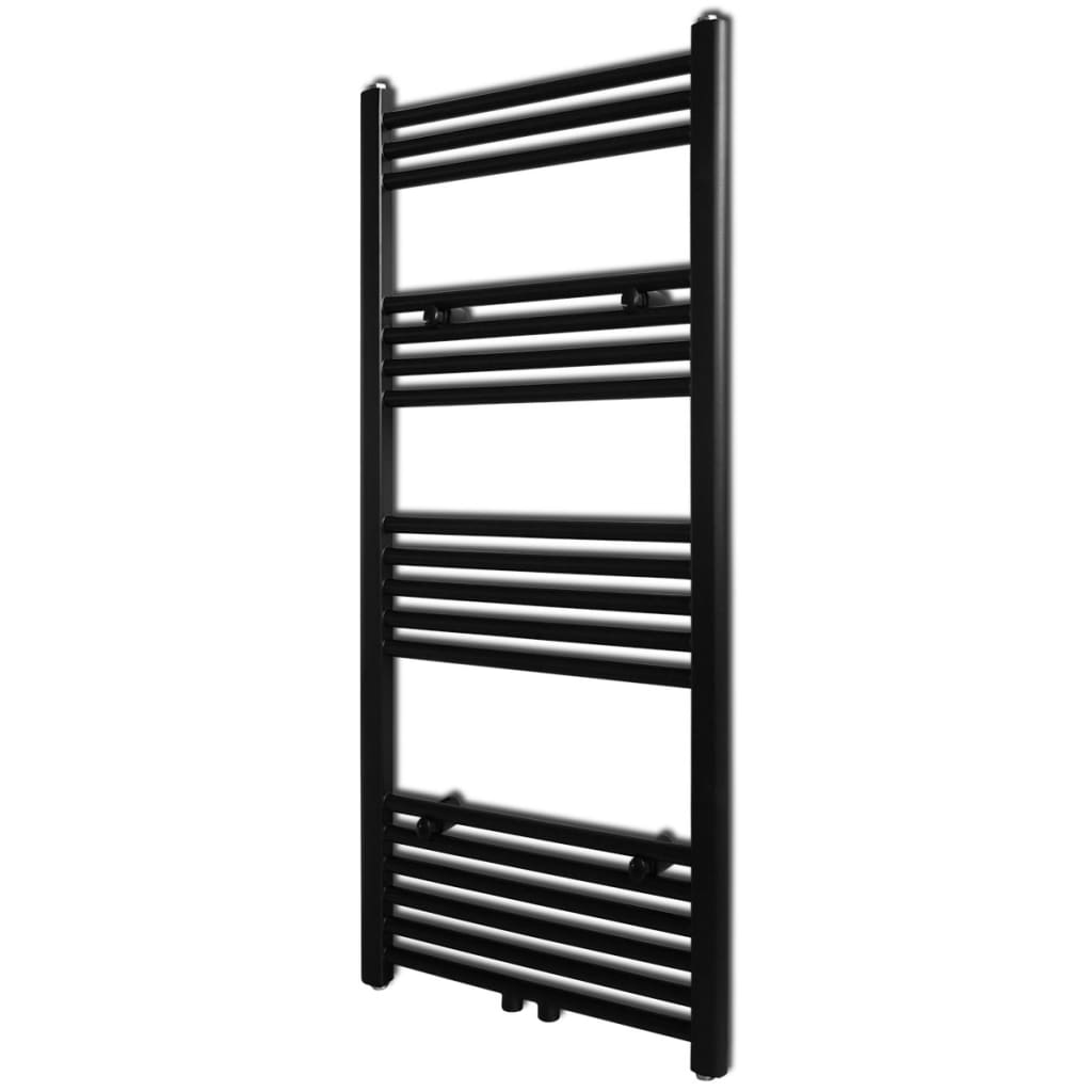 JUNG Vida Handtuchheizkörper Warmwasser Gerade Schwarz 500x1160 mm