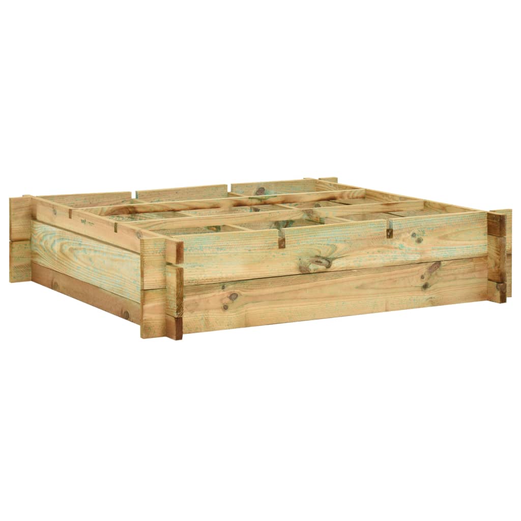 JUNG Vida Hochbeet 90 x 90 x 20 cm Imprägniertes Holz
