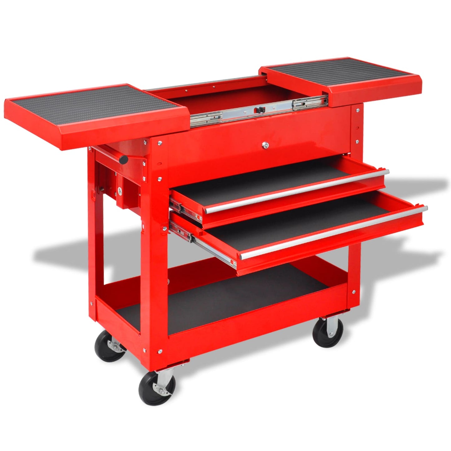 JUNG Vida Werkzeugwagen Rot 70,5 x 37 x 71 cm Stahl