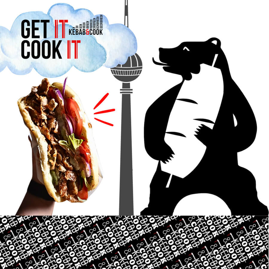 Hähnchen Döner Grill Kebab 1 Stk Lebensmittel Vorrat