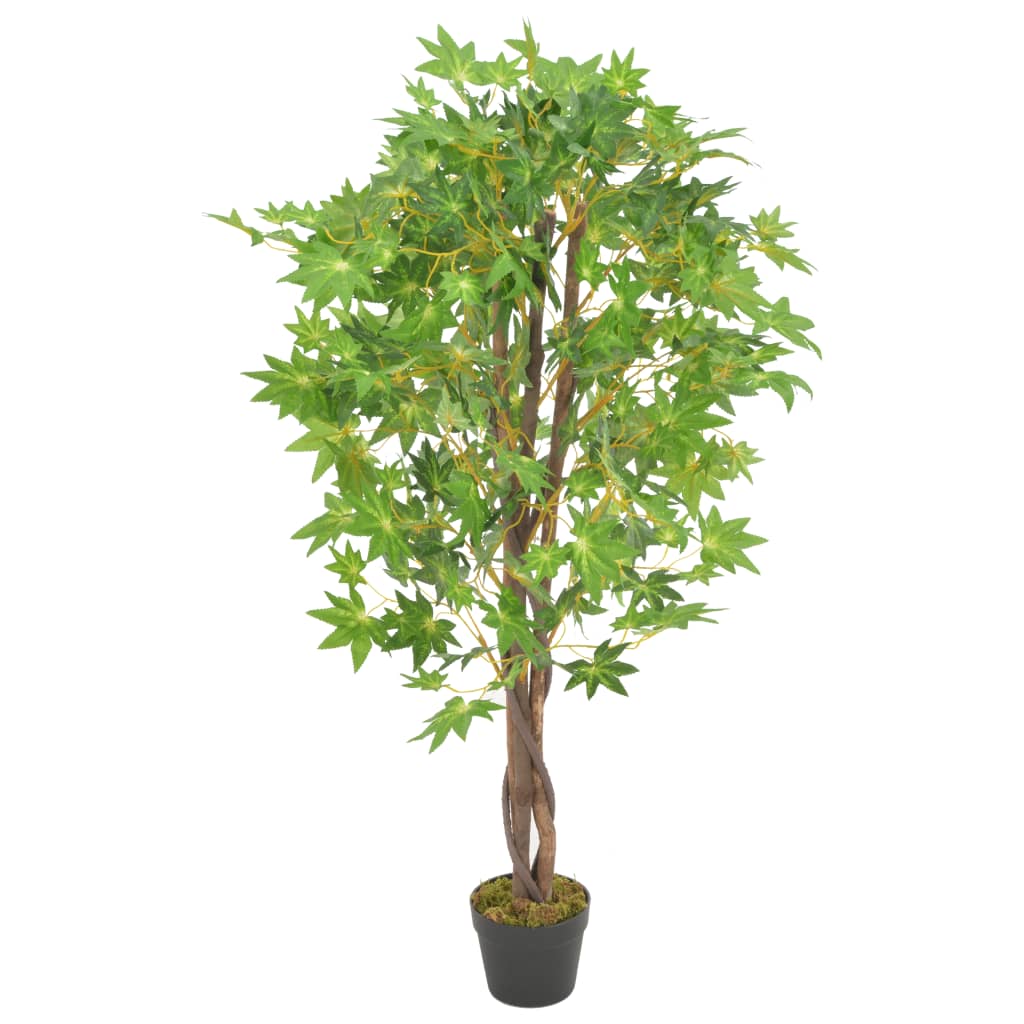 JUNG Vida Künstliche Pflanze Ahornbaum mit Topf Grün 120 cm