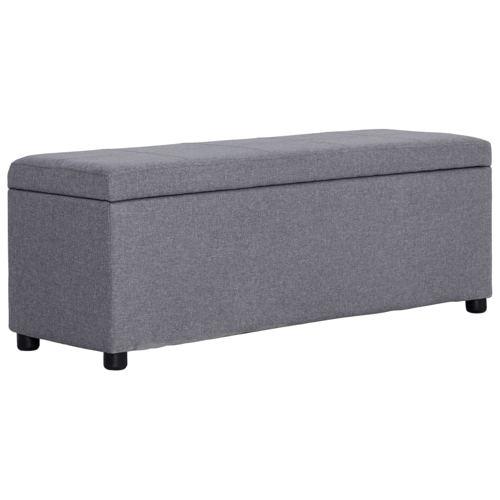 JUNG Vida Bank mit Staufach 116 cm Hellgrau Polyester